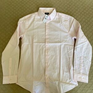NWT Men's Pink Express Extra Slim Small Dress Shirt